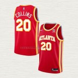 Camiseta John Collins NO 20 Atlanta Hawks Icon 2020-21 Rojo