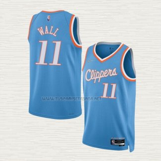 Camiseta John Wall NO 11 Los Angeles Clippers Ciudad 2021-22 Azul