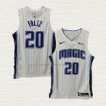 Camiseta Markelle Fultz NO 20 Orlando Magic Icon Autentico 2019-20 Blanco