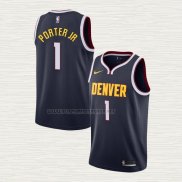 Camiseta Michael Porter JR. NO 1 Denver Nuggets Icon Azul