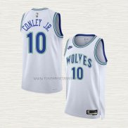 Camiseta Mike Conley JR. NO 10 Minnesota Timberwolves Classic 2023-24 Blanco