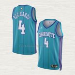 Camiseta Nick Richards NO 4 Charlotte Hornets Classic 2023-24 Verde