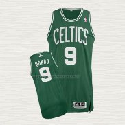 Camiseta Rajon Rondo NO 9 Boston Celtics Verde