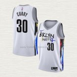 Camiseta Seth Curry NO 30 Brooklyn Nets Ciudad 2022-23 Blanco