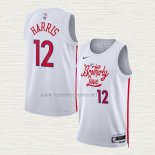 Camiseta Tobias Harris NO 12 Philadelphia 76ers Ciudad 2022-23 Blanco