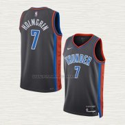 Camiseta Chet Holmgren NO 7 Oklahoma City Thunder Ciudad 2022-23 Gris