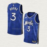 Camiseta Chuma Okeke NO 3 Orlando Magic Classic 2023-24 Azul