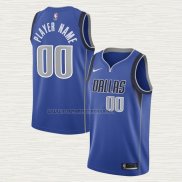 Camiseta Dallas Mavericks Personalizada Icon Azul