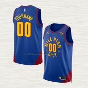 Camiseta Denver Nuggets Personalizada Statement 2022-23 Azul