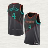 Camiseta Jared Butler NO 4 Washington Wizards Ciudad 2023-24 Negro
