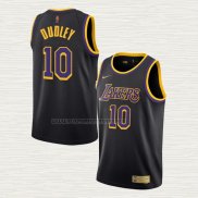 Camiseta Jared Dudley NO 10 Los Angeles Lakers Earned 2020-21 Negro