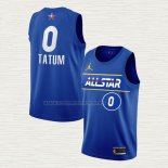 Camiseta Jayson Tatum NO 0 Boston Celtics All Star 2021 Azul