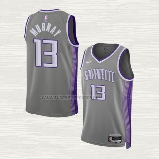 Camiseta Keegan Murray NO 13 Sacramento Kings Ciudad 2022-23 Gris