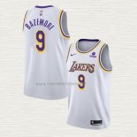 Camiseta Kent Bazemore NO 9 Los Angeles Lakers Association 2021-22 Blanco