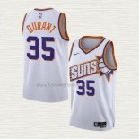Camiseta Kevin Durant NO 35 Phoenix Suns Association 2023-24 Blanco