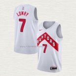 Camiseta Kyle Lowry NO 7 Toronto Raptors Association 2020-21 Blanco