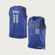 Camiseta Kyrie Irving NO 11 Nino Dallas Mavericks Icon 2022-23 Azul