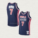 Camiseta Larry Bird NO 7 USA 1992 Azul