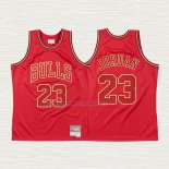 Camiseta Michael Jordan NO 23 Chicago Bulls Retro Chinese New Year 2020 Rojo