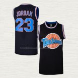 Camiseta Michael Jordan NO 23 Tune Squad Negro