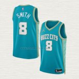 Camiseta Nick Smith JR. NO 8 Charlotte Hornets Ciudad 2023-24 Verde