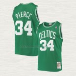 Camiseta Paul Pierce NO 34 Boston Celtics Hardwood Classics Throwback Verde
