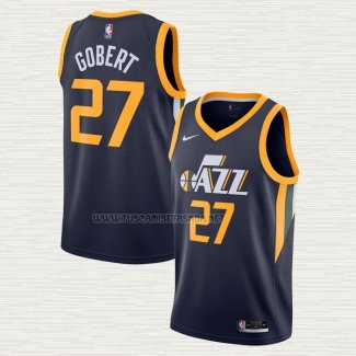 Camiseta Rudy Gobert NO 27 Utah Jazz Icon Azul