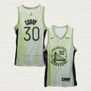 Camiseta Stephen Curry NO 30 Golden State Warriors Fashion Royalty Verde