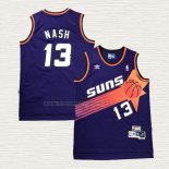 Camiseta Steve Nash NO 13 Phoenix Suns Retro Violeta
