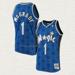 Camiseta Tracy McGrady NO 1 Orlando Magic Mitchell & Ness 2001-02 Azul