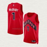 Camiseta Tracy Mcgrady NO 1 Toronto Raptors Icon 2022-23 Rojo