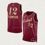Camiseta Tristan Thompson NO 12 Cleveland Cavaliers Ciudad 2023-24 Rojo