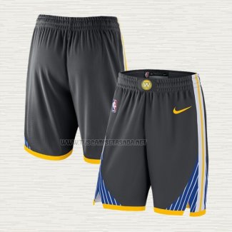 Pantalone Golden State Warriors 2017-18 Negro