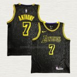 Camiseta Carmelo Anthony NO 7 Los Angeles Lakers Black Mamba Negro