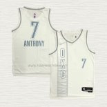 Camiseta Carmelo Anthony NO 7 Oklahoma City Thunder Ciudad 2021-22 Blanco