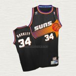 Camiseta Charles Barkley NO 34 Phoenix Suns Retro Negro