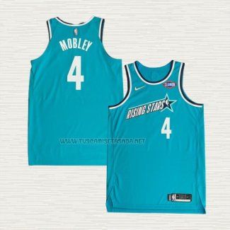 Camiseta Evan Mobley NO 4 2022 Rising Star Barry Azul