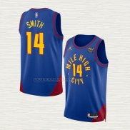 Camiseta Ish Smith NO 14 Denver Nuggets Statement 2022-23 Azul