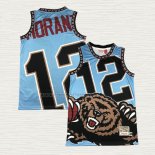 Camiseta Ja Morant NO 12 Memphis Grizzlies Mitchell & Ness Big Face Verde