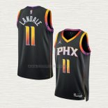 Camiseta Jock Landale NO 11 Phoenix Suns Statement 2022-23 Negro