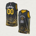 Camiseta Jonathan Kuminga NO 00 Golden State Warriors Ciudad 2022-23 Negro