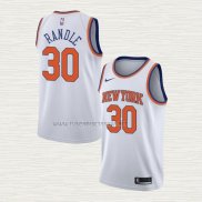 Camiseta Julius Randle NO 30 New York Knicks Association Blanco
