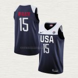 Camiseta Kemba Walker USA 2019 FIBA Basketball World Cup Azul