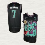 Camiseta Kevin Durant NO 7 Brooklyn Nets Swamp Dragon Negro