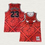 Camiseta Michael Jordan NO 23 Chicago Bulls Mitchell & Ness 1996-97 Rojo2