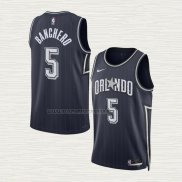 Camiseta Paolo Banchero NO 5 Orlando Magic Ciudad 2023-24 Azul