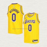 Camiseta Russell Westbrook NO 0 Nino Los Angeles Lakers Icon 2022-23 Amarillo