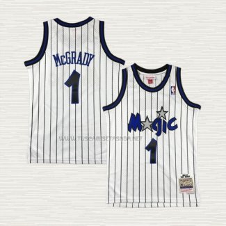 Camiseta Tracy McGrady NO 1 Nino Orlando Magic Mitchell & Ness 2003-04 Blanco