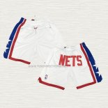 Pantalone Brooklyn Nets Just Don 2019 Blanco