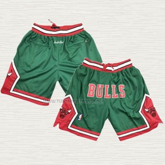 Pantalone Chicago Bulls Just Don 2019 Verde2